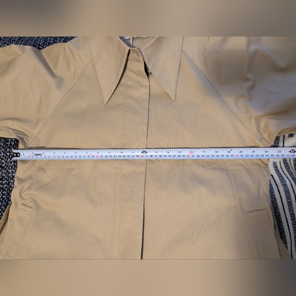 NWT 7115 By Szeki Tan Trench Coat - Picture 9 of 10